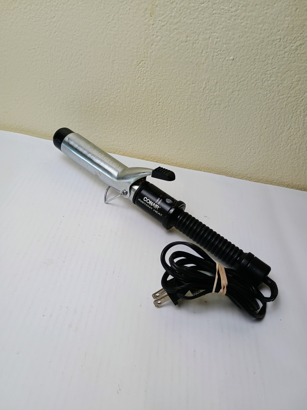 Conair Instant Heat Black & Silver 1" Curling Iron - Professional Hair Styling